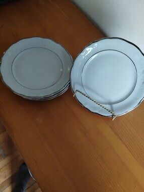 Walbrzych Poland Bread Plate Set